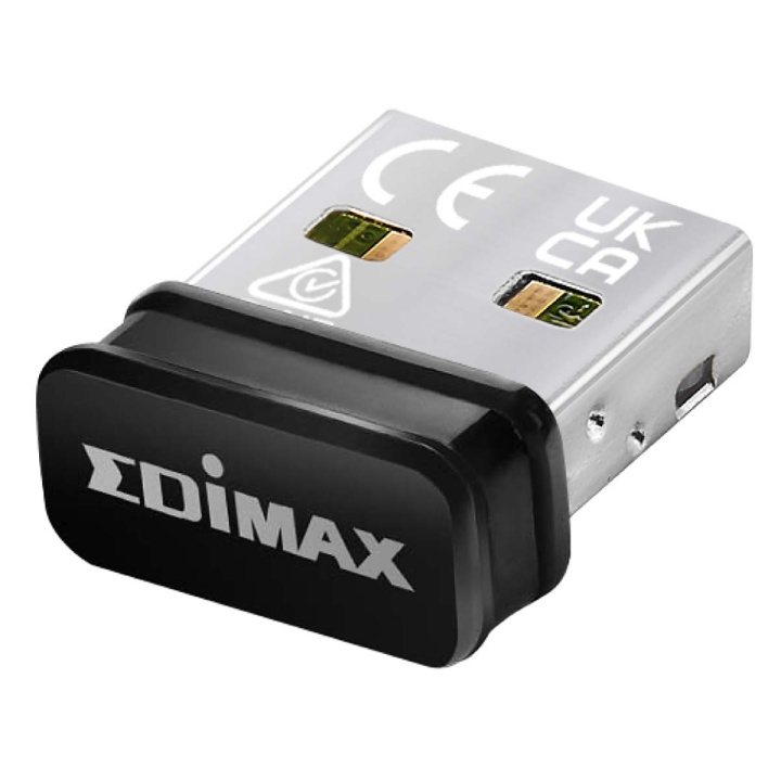 Edimax AC600 Dual-Band Wi-Fi 5 Nano USB Adapter in de groep COMPUTERS & RANDAPPARATUUR / Netwerk / Netwerkkaarten / USB Draadloos bij TP E-commerce Nordic AB (C67588)