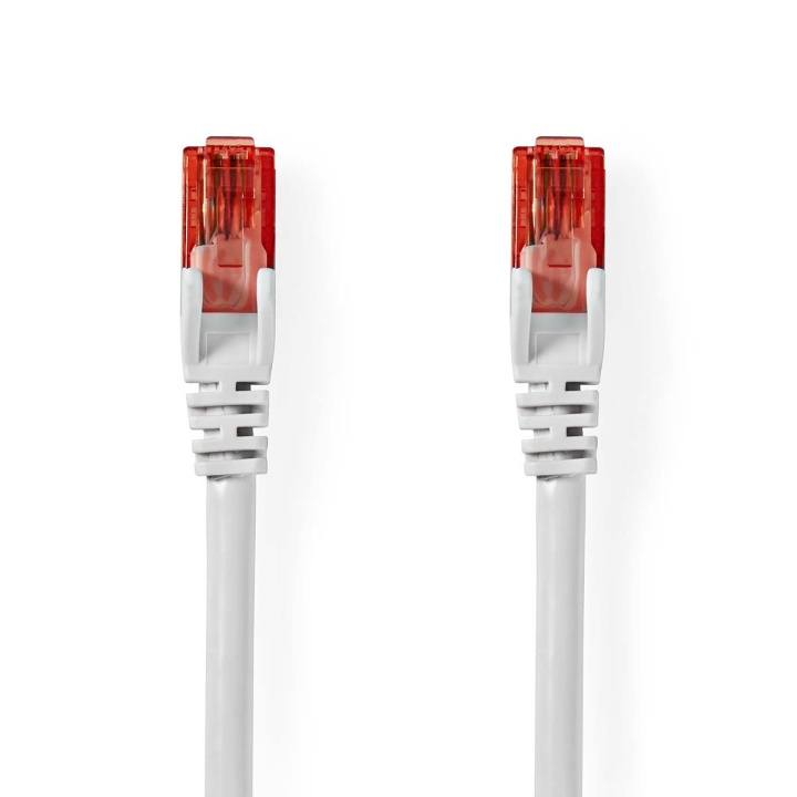 Nedis CAT6 Netwerkkabel | RJ45 Male | RJ45 Male | U/UTP | 20.0 m | Rond | PVC | Wit | Label in de groep COMPUTERS & RANDAPPARATUUR / Computerkabels / Netwerkkabels / Cat6 bij TP E-commerce Nordic AB (C67680)