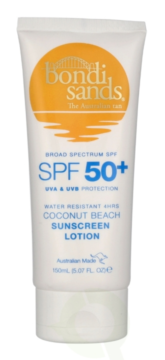 Bondi Sands Sunscreen Lotion SPF50+ 150 ml Coconut in de groep BEAUTY & HEALTH / Huidsverzorging / Zonnebank / Zonnebescherming bij TP E-commerce Nordic AB (C67708)