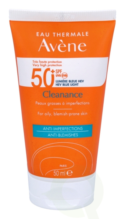 Avene Cleanance Solar SPF50+ 50 ml in de groep BEAUTY & HEALTH / Huidsverzorging / Zonnebank / Zonnebescherming bij TP E-commerce Nordic AB (C67732)