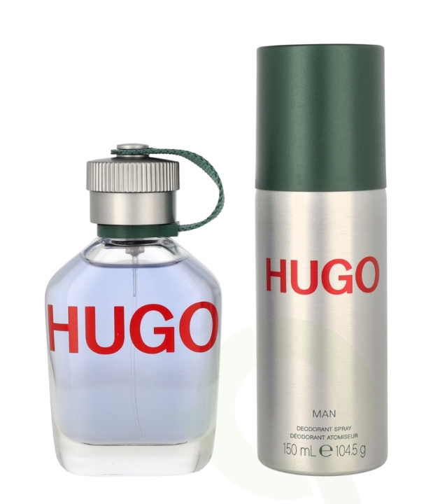 Hugo Boss Hugo Man Giftset 225 ml Edt Spray 75ml/Deo Spray 150ml in de groep BEAUTY & HEALTH / Cadeausets / Cadeausets voor hem bij TP E-commerce Nordic AB (C67773)