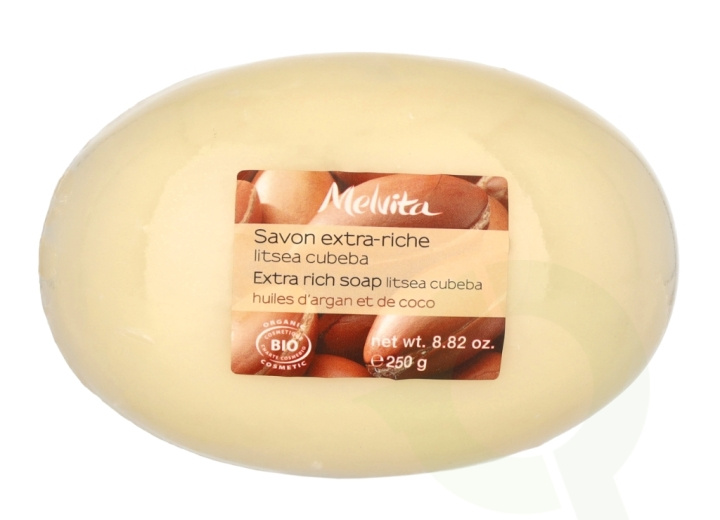 Melvita Extra Rich Soap 250 g With Argan Oil & Coconut in de groep BEAUTY & HEALTH / Huidsverzorging / Lichaamsverzorging / Geurende zeep bij TP E-commerce Nordic AB (C67785)