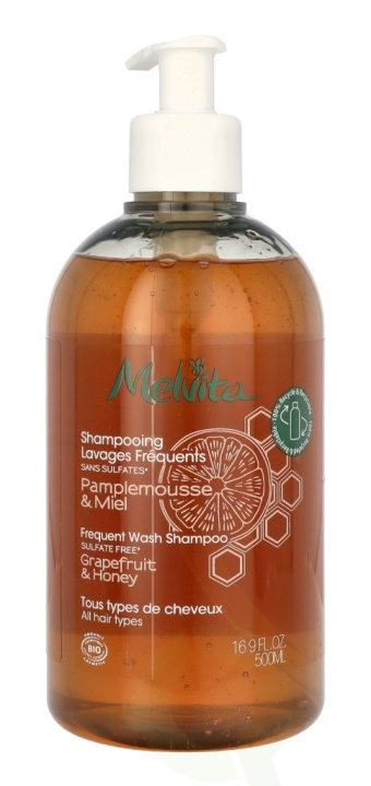 Melvita Frequent Wash Shampoo 500 ml in de groep BEAUTY & HEALTH / Haar & Styling / Haarverzorging / Shampoo bij TP E-commerce Nordic AB (C67787)