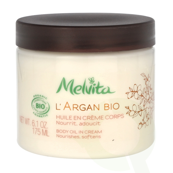 Melvita L\'Argan Bio Body Oil In Cream 175 ml in de groep BEAUTY & HEALTH / Huidsverzorging / Lichaamsverzorging / Body lotion bij TP E-commerce Nordic AB (C67789)