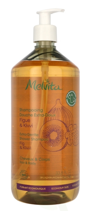 Melvita Extra-Gentle Shower Shampoo 1000 ml in de groep BEAUTY & HEALTH / Haar & Styling / Haarverzorging / Shampoo bij TP E-commerce Nordic AB (C67807)