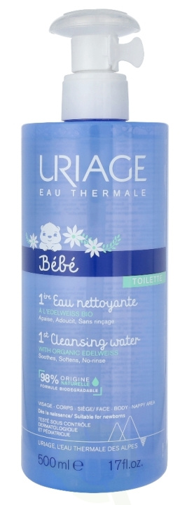 Uriage Bebe 1st Cleansing Water 500 ml in de groep BEAUTY & HEALTH / Huidsverzorging / Lichaamsverzorging / Bad- en douchegels bij TP E-commerce Nordic AB (C67808)