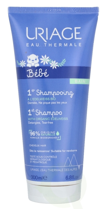 Uriage Bebe 1st Shampoo 200 ml in de groep BEAUTY & HEALTH / Haar & Styling / Haarverzorging / Shampoo bij TP E-commerce Nordic AB (C67809)