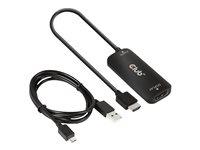 Club 3D Video Cable Pack DisplayPort / HDMI / USB Black in de groep HOME ELECTRONICS / Kabels & Adapters / HDMI / Adapters bij TP E-commerce Nordic AB (C67843)