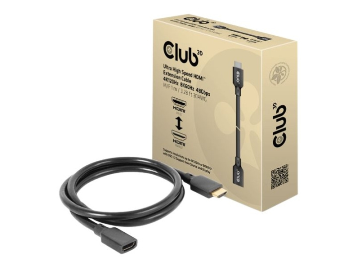 Club 3D HDMI (hane) hane -> HDMI hona 1 m in de groep HOME ELECTRONICS / Kabels & Adapters / HDMI / Kabels bij TP E-commerce Nordic AB (C67849)