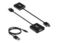 Club 3D Video Interface Converter HDMI / VGA Black in de groep HOME ELECTRONICS / Kabels & Adapters / HDMI / Adapters bij TP E-commerce Nordic AB (C67899)