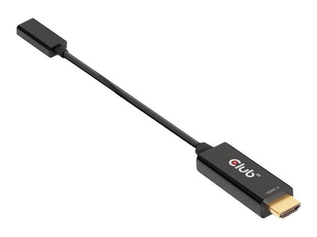 Club 3D Videoadapterkabel HDMI / USB 22cm Black in de groep HOME ELECTRONICS / Kabels & Adapters / HDMI / Adapters bij TP E-commerce Nordic AB (C67921)