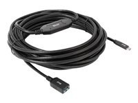 Club 3D USB 3.1 Gen 1 USB Type-C-kabel 10 m svart in de groep COMPUTERS & RANDAPPARATUUR / Computerkabels / USB / USB-C bij TP E-commerce Nordic AB (C67927)