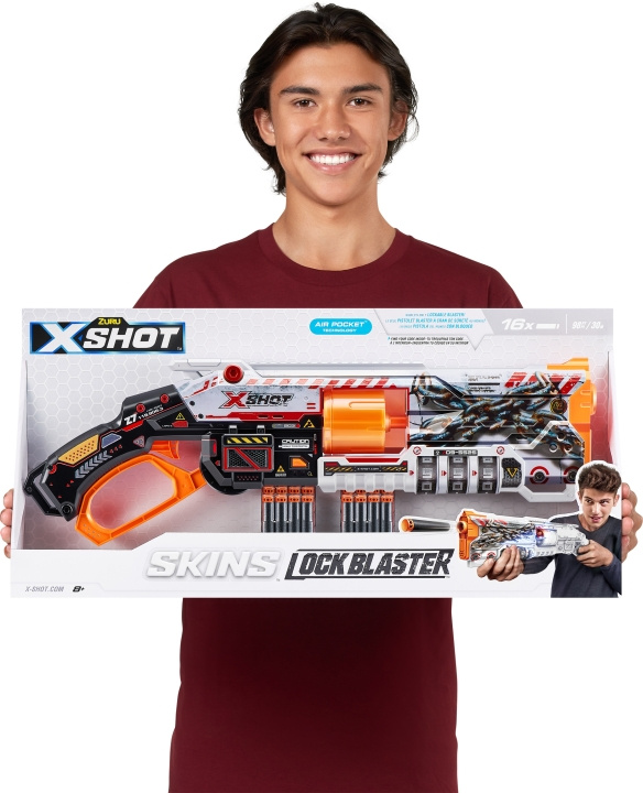 X-Shot Skins S1 Lock Gun - Schuimplastic vuurwapen in de groep SPEELGOED, KINDER- & BABYPRODUCTEN / Speelgoed / Actie spel bij TP E-commerce Nordic AB (C68045)