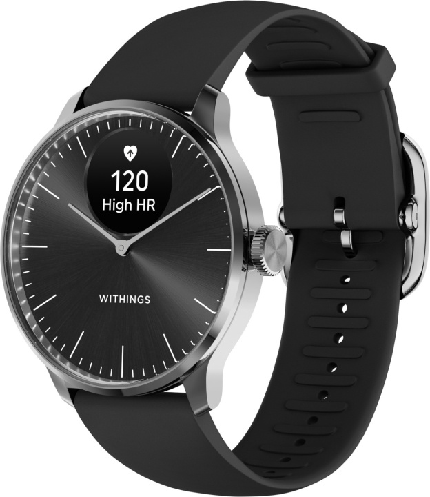 Withings Scanwatch Light smartwatch, 37 mm, zwart in de groep SPORT, VRIJE TIJD & HOBBY / Smartwatch & Activiteitsmeters / Smartwatches bij TP E-commerce Nordic AB (C68050)