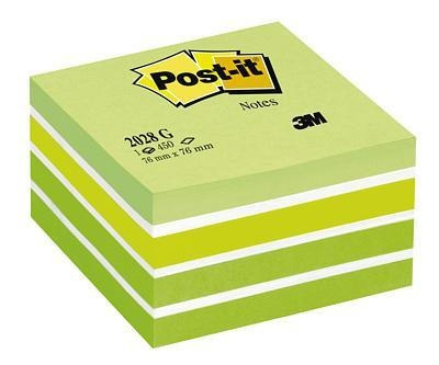 3M Post-it notitieblokjes groen pastel 76 x 76 mm in de groep HUISHOUDEN & TUIN / Kantoormateriaal / Papier & Blokken bij TP E-commerce Nordic AB (C68151)