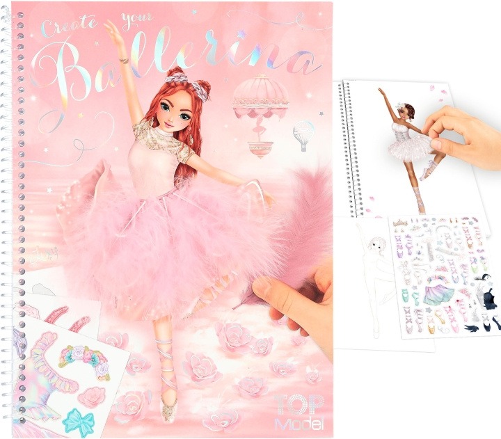 TOPModel Ontwerpboek, ballerina in de groep SPEELGOED, KINDER- & BABYPRODUCTEN / Speelgoed / Ambachten bij TP E-commerce Nordic AB (C68216)