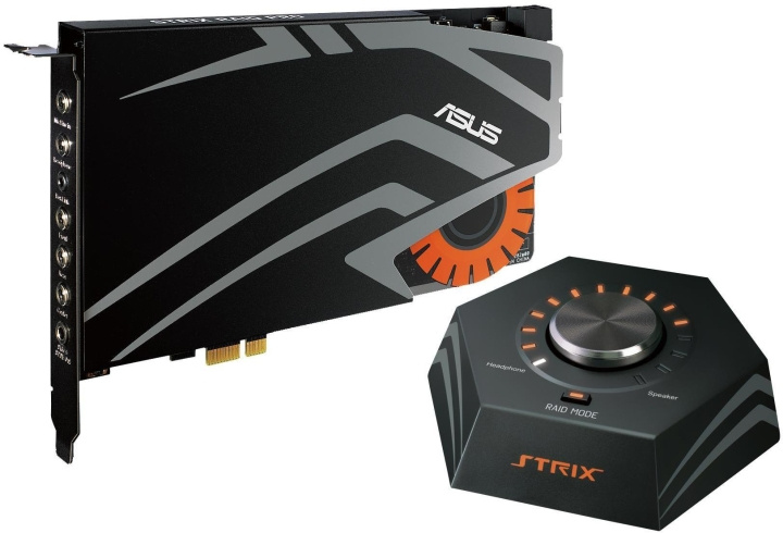 ASUS STRIX RAID PRO geluidskaart/luidsprekerversterker voor PCI-e bus in de groep COMPUTERS & RANDAPPARATUUR / Computeronderdelen / Geluidskaart bij TP E-commerce Nordic AB (C68252)