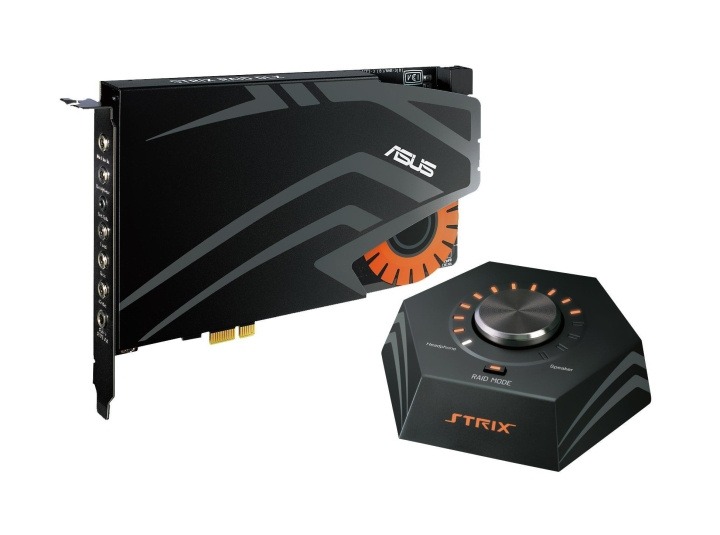 ASUS STRIX RAID DLX geluidskaart/luidsprekerversterker voor PCI-e bus in de groep COMPUTERS & RANDAPPARATUUR / Computeronderdelen / Geluidskaart bij TP E-commerce Nordic AB (C68253)