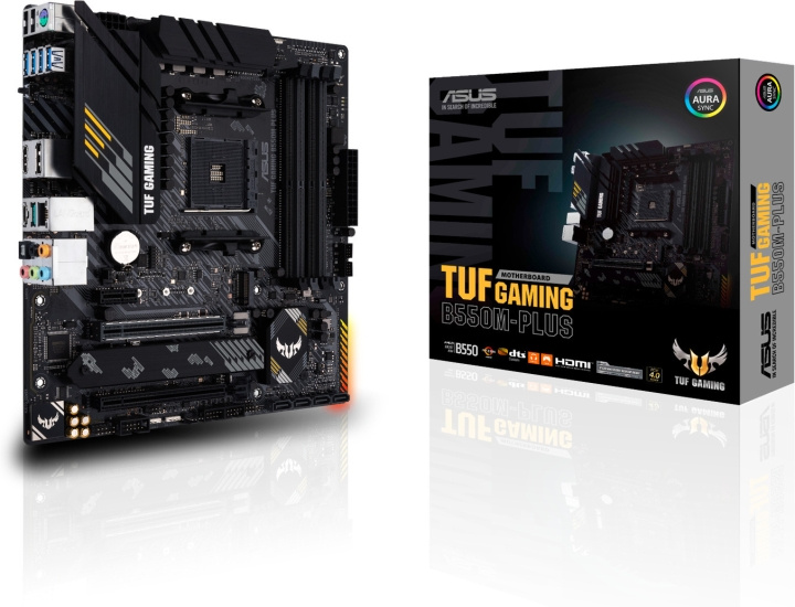 ASUS TUF GAMING B550M-PLUS AM4 microATX moederbord in de groep COMPUTERS & RANDAPPARATUUR / Computeronderdelen / Moederbord bij TP E-commerce Nordic AB (C68267)