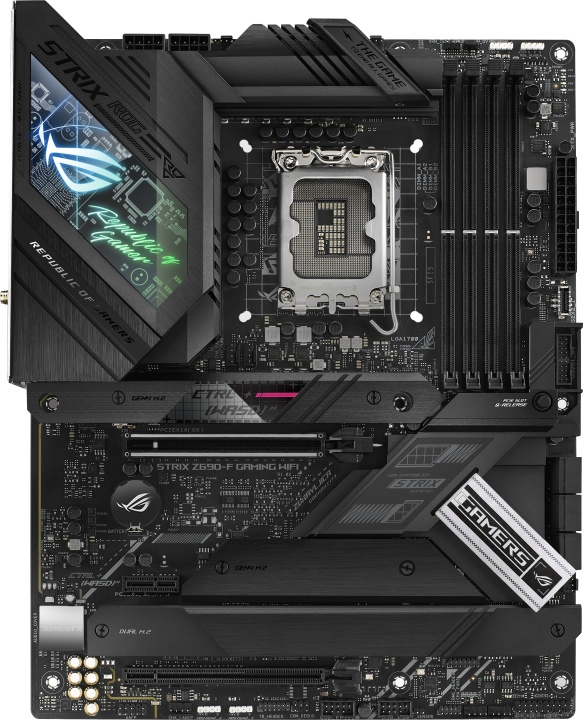 ASUS ROG STRIX Z690-F GAMING WIFI LGA 1700 ATX moederbord in de groep COMPUTERS & RANDAPPARATUUR / Computeronderdelen / Moederbord bij TP E-commerce Nordic AB (C68287)