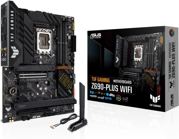 ASUS TUF GAMING Z690-PLUS WIFI LGA 1700 ATX moederbord in de groep COMPUTERS & RANDAPPARATUUR / Computeronderdelen / Moederbord bij TP E-commerce Nordic AB (C68324)