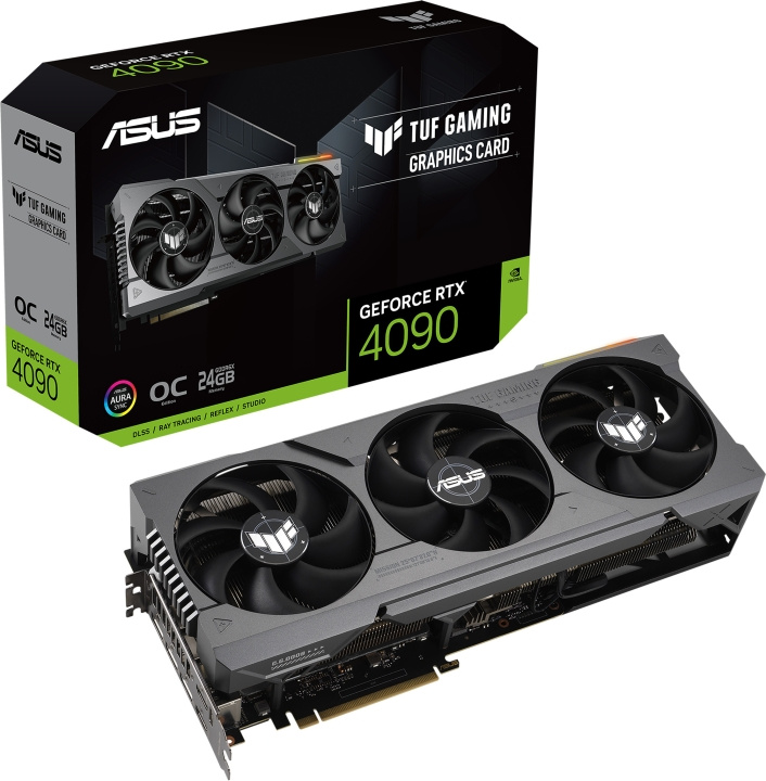 ASUS GeForce TUF-RTX4090-O24G-GAMING grafische kaart in de groep COMPUTERS & RANDAPPARATUUR / Computeronderdelen / Grafische kaart bij TP E-commerce Nordic AB (C68381)