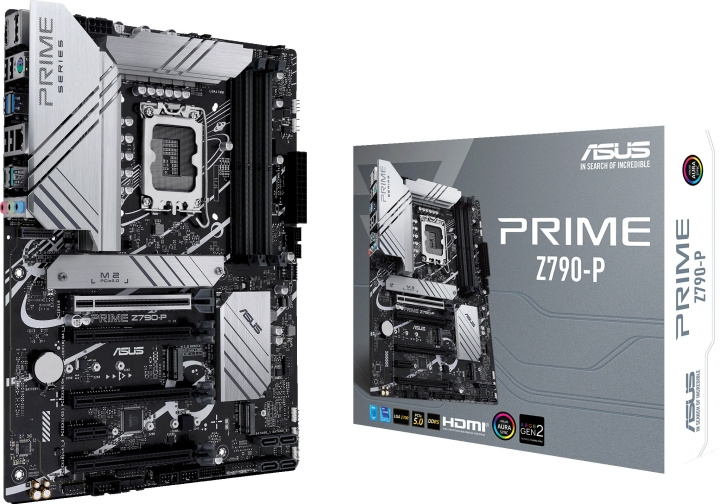 ASUS PRIME Z790-P ATX moederbord in de groep COMPUTERS & RANDAPPARATUUR / Computeronderdelen / Moederbord bij TP E-commerce Nordic AB (C68391)