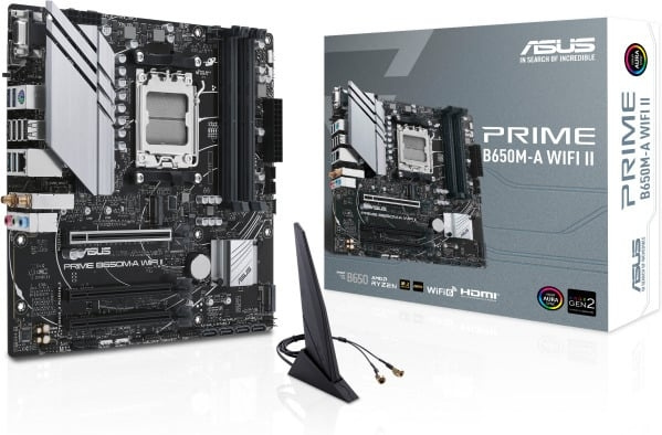 ASUS PRIME B650M-A WIFI II -mATX moederbord in de groep COMPUTERS & RANDAPPARATUUR / Computeronderdelen / Moederbord bij TP E-commerce Nordic AB (C68457)