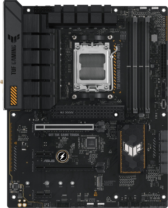 ASUS TUF GAMING A620-PRO WIFI ATX moederbord in de groep COMPUTERS & RANDAPPARATUUR / Computeronderdelen / Moederbord bij TP E-commerce Nordic AB (C68494)