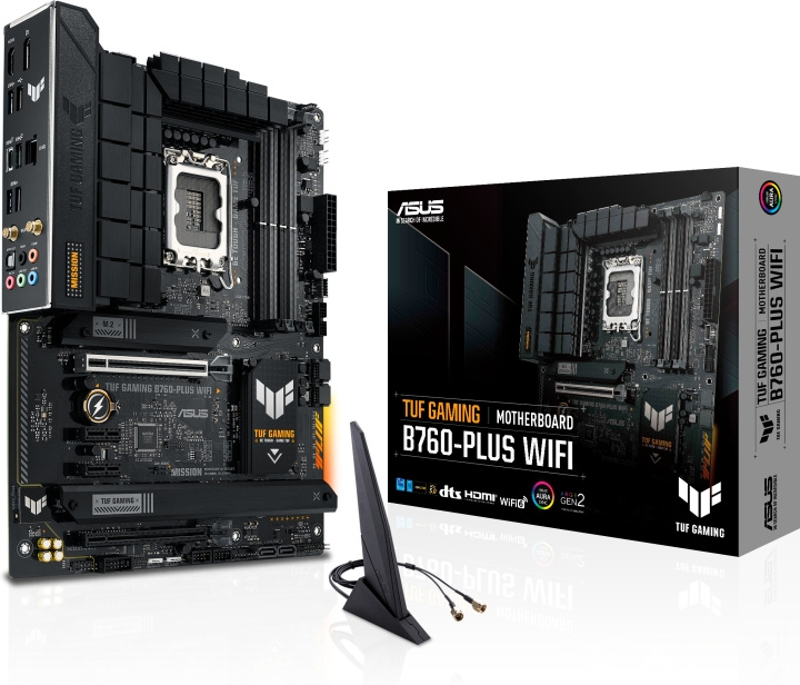 ASUS TUF GAMING B760-PLUS WIFI ATX moederbord in de groep COMPUTERS & RANDAPPARATUUR / Computeronderdelen / Moederbord bij TP E-commerce Nordic AB (C68549)