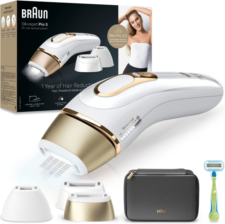 Braun IPL Silk-expert Pro 5 PL5242 IPL-apparaat in de groep BEAUTY & HEALTH / Haar & Styling / Ontharing / IPL en laser bij TP E-commerce Nordic AB (C68596)