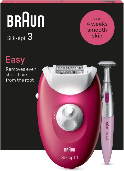 Braun Silk Epil 3 3-202 epilator in de groep BEAUTY & HEALTH / Haar & Styling / Ontharing / Epliators bij TP E-commerce Nordic AB (C68597)