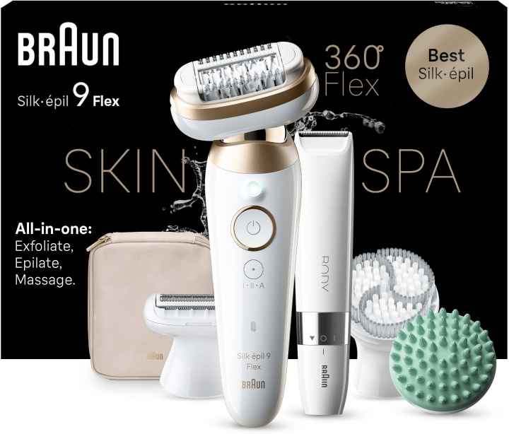 Braun Silk epil 9 3D Flex SkinSpa 9-481 epilator in de groep BEAUTY & HEALTH / Haar & Styling / Ontharing / Epliators bij TP E-commerce Nordic AB (C68600)