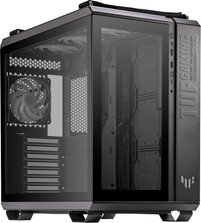 ASUS TUF Gaming GT502 PLUS TG ARGB ATX-kast met venster, zwart in de groep COMPUTERS & RANDAPPARATUUR / Computeronderdelen / Chassis bij TP E-commerce Nordic AB (C68607)