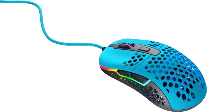 Xtrfy M42 RGB gamingmuis, Miami Blue in de groep COMPUTERS & RANDAPPARATUUR / GAMING / Muizen bij TP E-commerce Nordic AB (C68680)