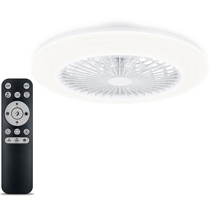 Philips Amigo Takfläkt med LED-belysning Varm-/kallvitt 4000 lm in de groep HUISHOUDEN & TUIN / Ventilatoren & Klimaatproducten / Vloerventilatoren bij TP E-commerce Nordic AB (C68772)