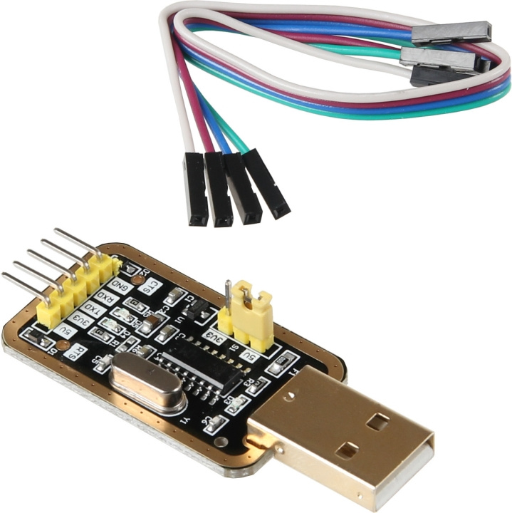 Raspberry Pi USB-TTL adapter in de groep COMPUTERS & RANDAPPARATUUR / Computeronderdelen / IO-kaart bij TP E-commerce Nordic AB (C68943)