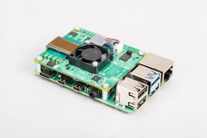 Raspberry Pi PoE+ HAT PoE-injector in de groep COMPUTERS & RANDAPPARATUUR / Computeronderdelen / IO-kaart bij TP E-commerce Nordic AB (C69013)