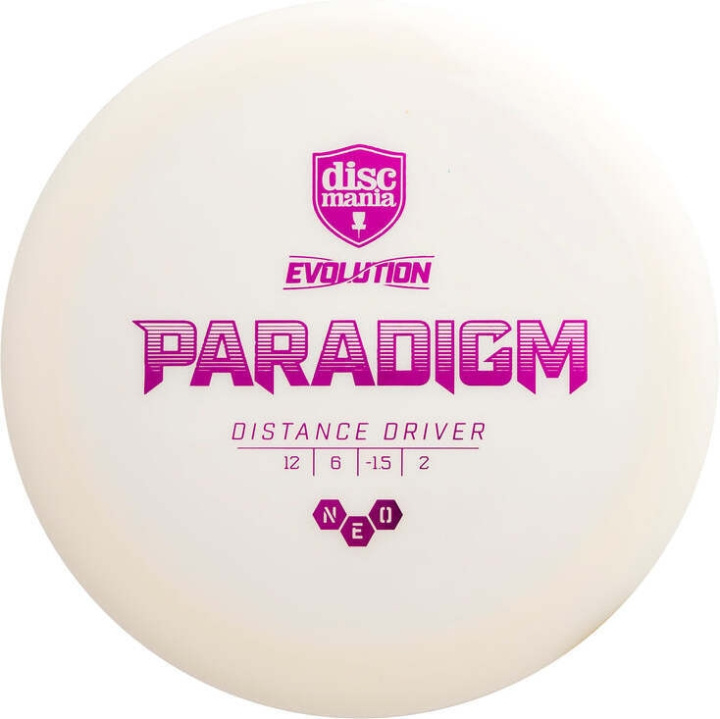 Discmania Evolution Neo Paradigm driver, wit in de groep SPORT, VRIJE TIJD & HOBBY / Sportuitrusting / Frisbee-golf bij TP E-commerce Nordic AB (C69081)