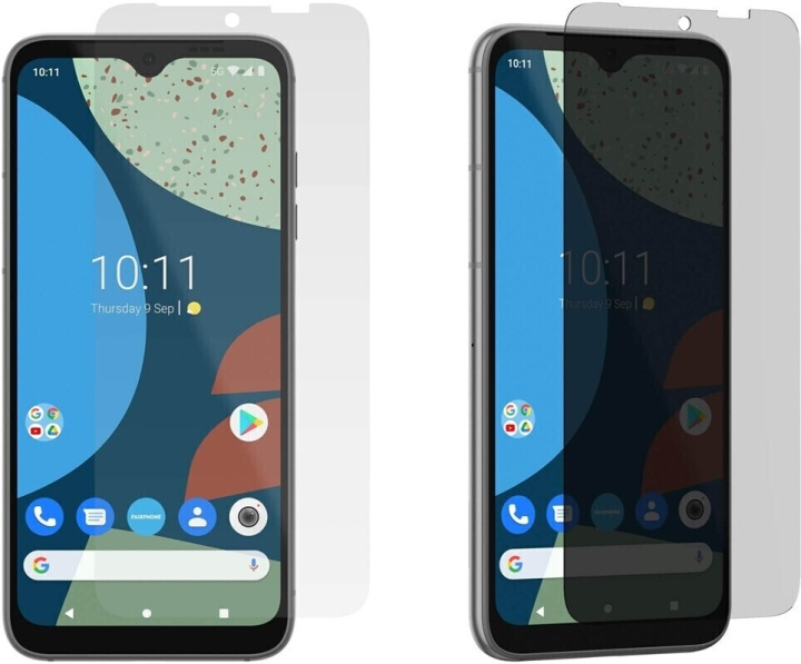 Fairphone 5 screenprotector met privacyfolie in de groep SMARTPHONE & TABLETS / Mobielbescherming / Andere modellen bij TP E-commerce Nordic AB (C69117)