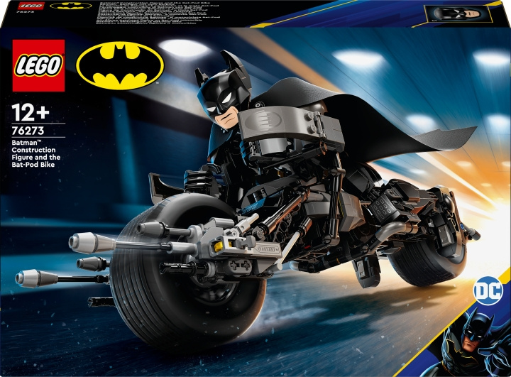 LEGO Super Heroes DC 76273 - Bouwbaar Batman™ figuur en Batpod wiel in de groep SPEELGOED, KINDER- & BABYPRODUCTEN / Speelgoed / Bouwspeelgoed / Lego bij TP E-commerce Nordic AB (C69244)