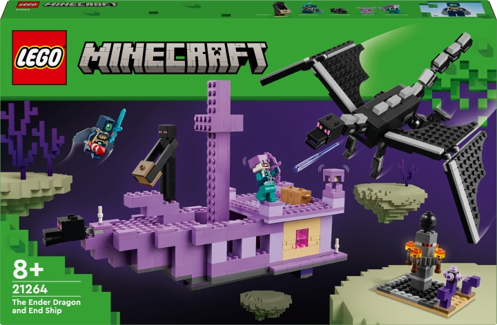 LEGO Minecraft 21264 - Hagedis en Spinnenschip in de groep SPEELGOED, KINDER- & BABYPRODUCTEN / Speelgoed / Bouwspeelgoed / Lego bij TP E-commerce Nordic AB (C69254)