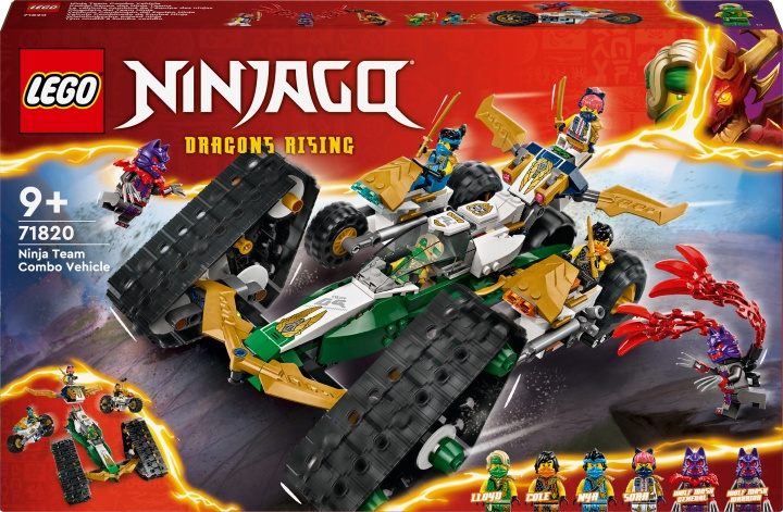 LEGO Ninjago 71820 - Multifunctioneel Ninja Team Voertuig in de groep SPEELGOED, KINDER- & BABYPRODUCTEN / Speelgoed / Bouwspeelgoed / Lego bij TP E-commerce Nordic AB (C69257)