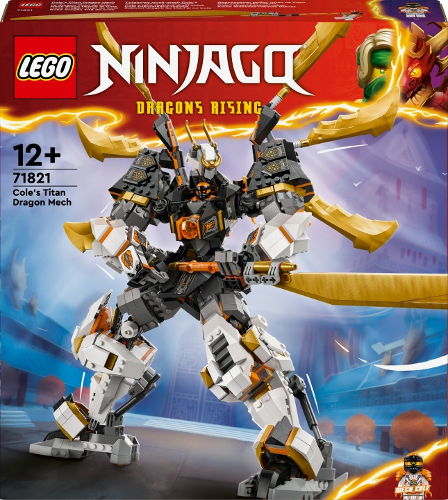 LEGO Ninjago 71821 - Cole\'s Titaan Draak Robot in de groep SPEELGOED, KINDER- & BABYPRODUCTEN / Speelgoed / Bouwspeelgoed / Lego bij TP E-commerce Nordic AB (C69258)