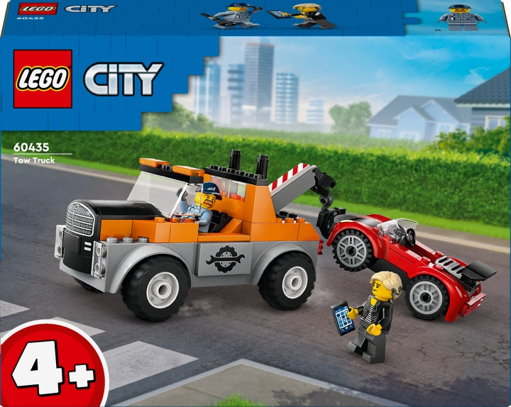 LEGO City Grote Voertuigen 60435 - Takelwagen en sportwagengarage in de groep SPEELGOED, KINDER- & BABYPRODUCTEN / Speelgoed / Bouwspeelgoed / Lego bij TP E-commerce Nordic AB (C69260)