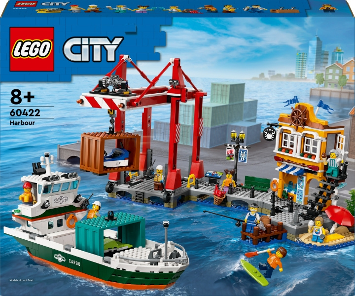 LEGO My City 60422 - Zeehaven en vrachtschip in de groep SPEELGOED, KINDER- & BABYPRODUCTEN / Speelgoed / Bouwspeelgoed / Lego bij TP E-commerce Nordic AB (C69261)