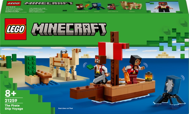 LEGO Minecraft 21259 - Reis van het piratenschip in de groep SPEELGOED, KINDER- & BABYPRODUCTEN / Speelgoed / Bouwspeelgoed / Lego bij TP E-commerce Nordic AB (C69263)