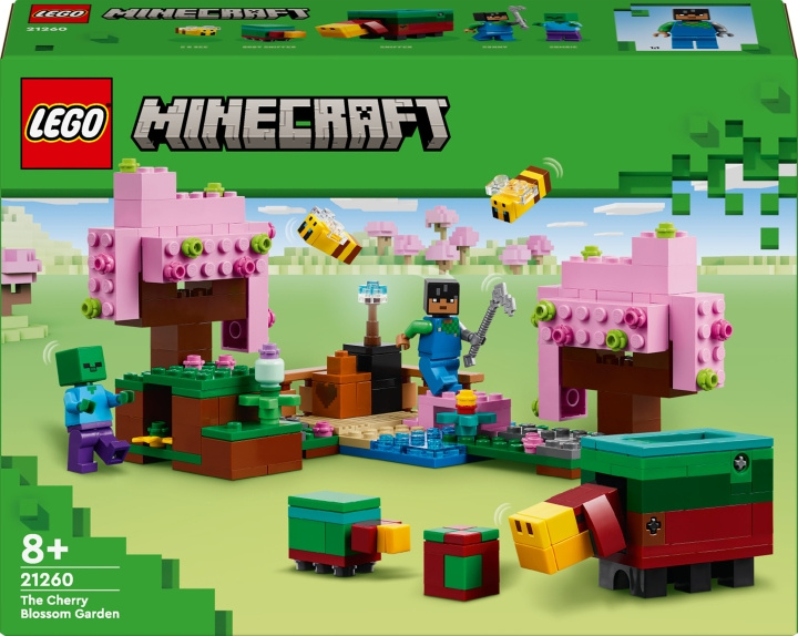 LEGO Minecraft 21260 - Bloeiende kersenboomgaard in de groep SPEELGOED, KINDER- & BABYPRODUCTEN / Speelgoed / Bouwspeelgoed / Lego bij TP E-commerce Nordic AB (C69264)