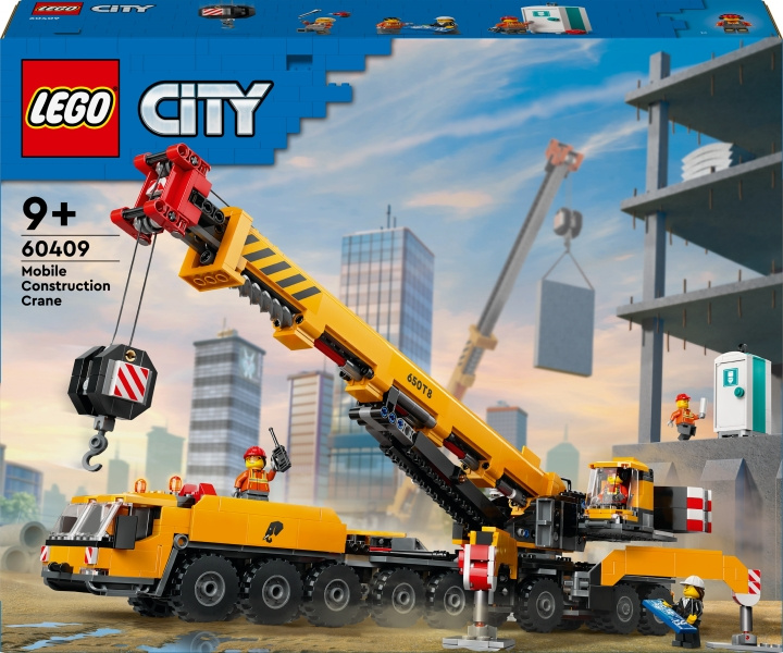 LEGO City Grote Voertuigen 60409 - Gele mobiele bouwkraan in de groep SPEELGOED, KINDER- & BABYPRODUCTEN / Speelgoed / Bouwspeelgoed / Lego bij TP E-commerce Nordic AB (C69274)