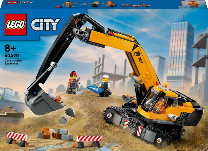 LEGO City Grote Voertuigen 60420 - Gele bouwgraafmachine in de groep SPEELGOED, KINDER- & BABYPRODUCTEN / Speelgoed / Bouwspeelgoed / Lego bij TP E-commerce Nordic AB (C69275)